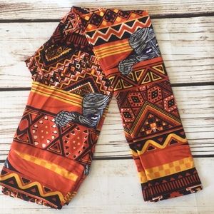🎃Aztec mummy one size leggings NWT👻Same day ship
